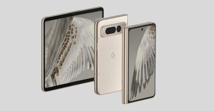 Google Pixel Fold smartphone with folding display
