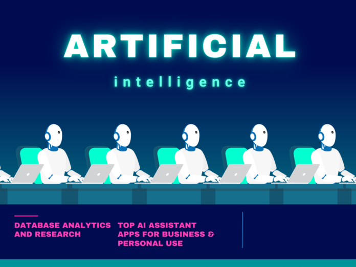 Artificial intelligence simplifying daily tasks and improving productivity.